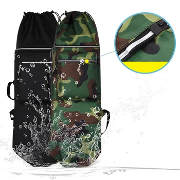 Спорт на открито Универсален пътен водоустойчива раница за лонгборда, чанта на рамото, чанта за ски, преносим чанта за носене на скейтборд