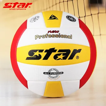 Топка за професионални състезания по волейбол STAR Волейбольный топка от мека и здрава микрофибър № 5 Volleyball VB315-34