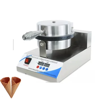 Търговски цифрова машина за изработване на гофрети оръжие Електрическа машина за приготвяне на сладолед, вафла машини