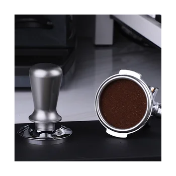Устройство за подправяне на кафе под постоянен натиск 51 мм опаковка еспресо неръждаема стомана Тегло прахобразен чук кафе инструменти
