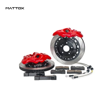 Челюсти Mattox Front MS4 4 Pot Monoblock 4D с ЦПУ с голяма спирачка с ротора на 345/355x28 мм за автомобил с 18-инчов джанта