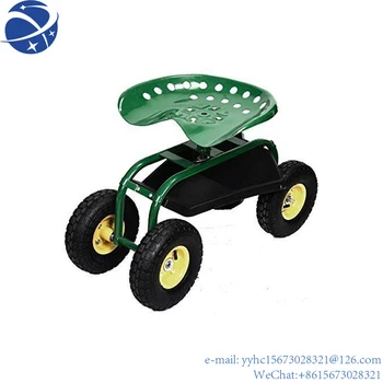 Юн Yi Градински инструменти столче за кола стол за кола Градински автомобил Износ на качествен туристически ремарке с колела градина